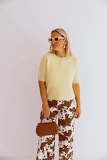 - Gina Yellow Knitwear