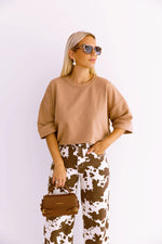- Thibx Camel Sweater