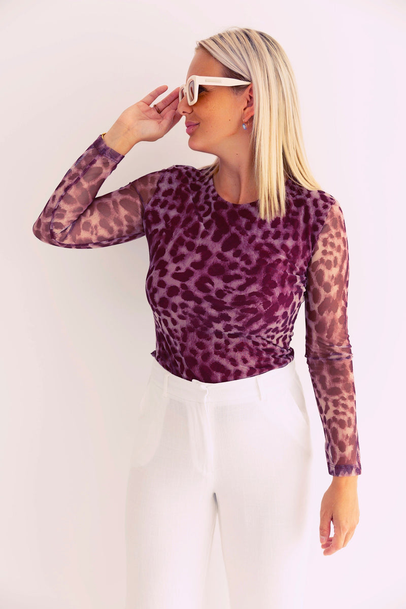 -Burgundy Top