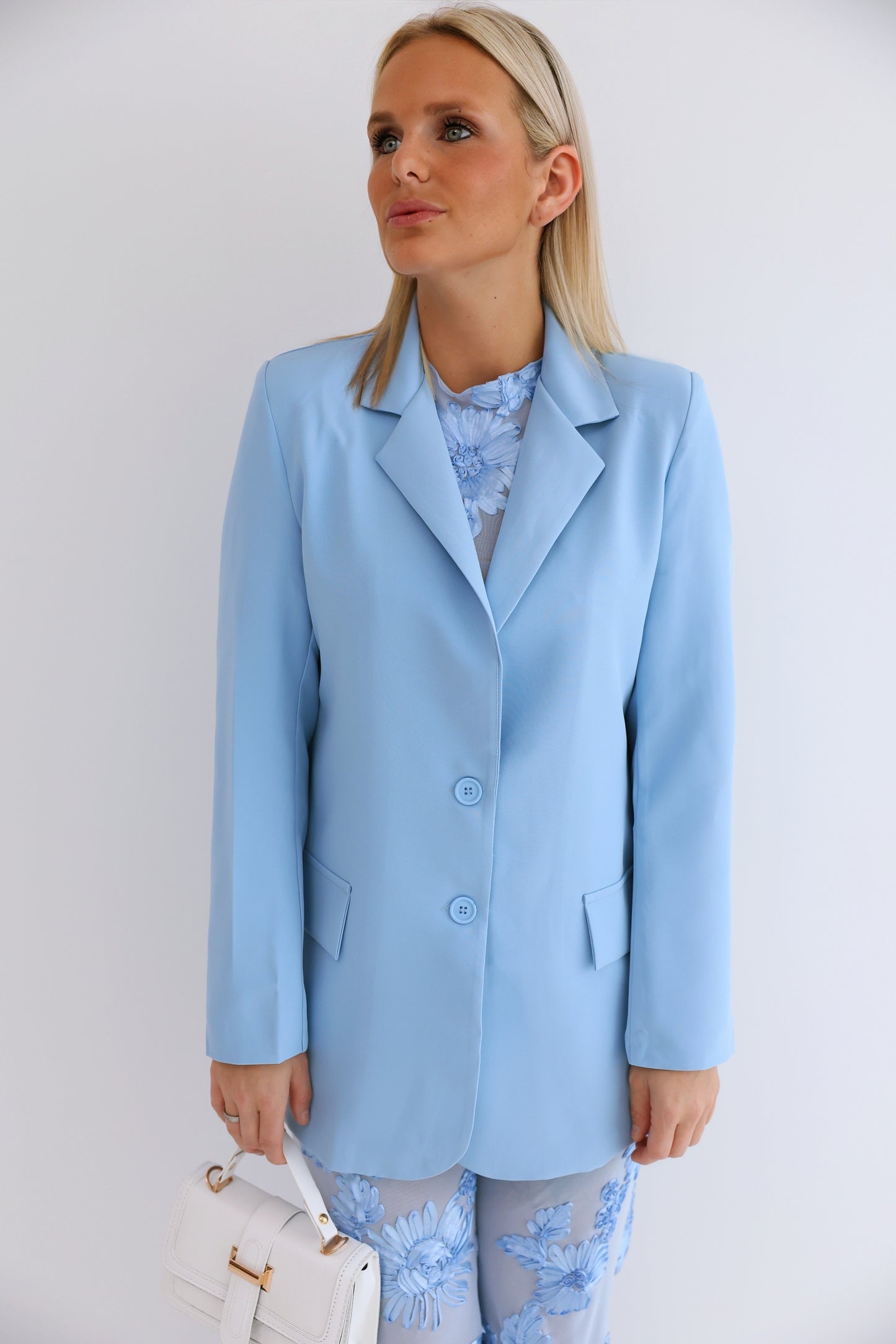 - Blue Flower Blouse
