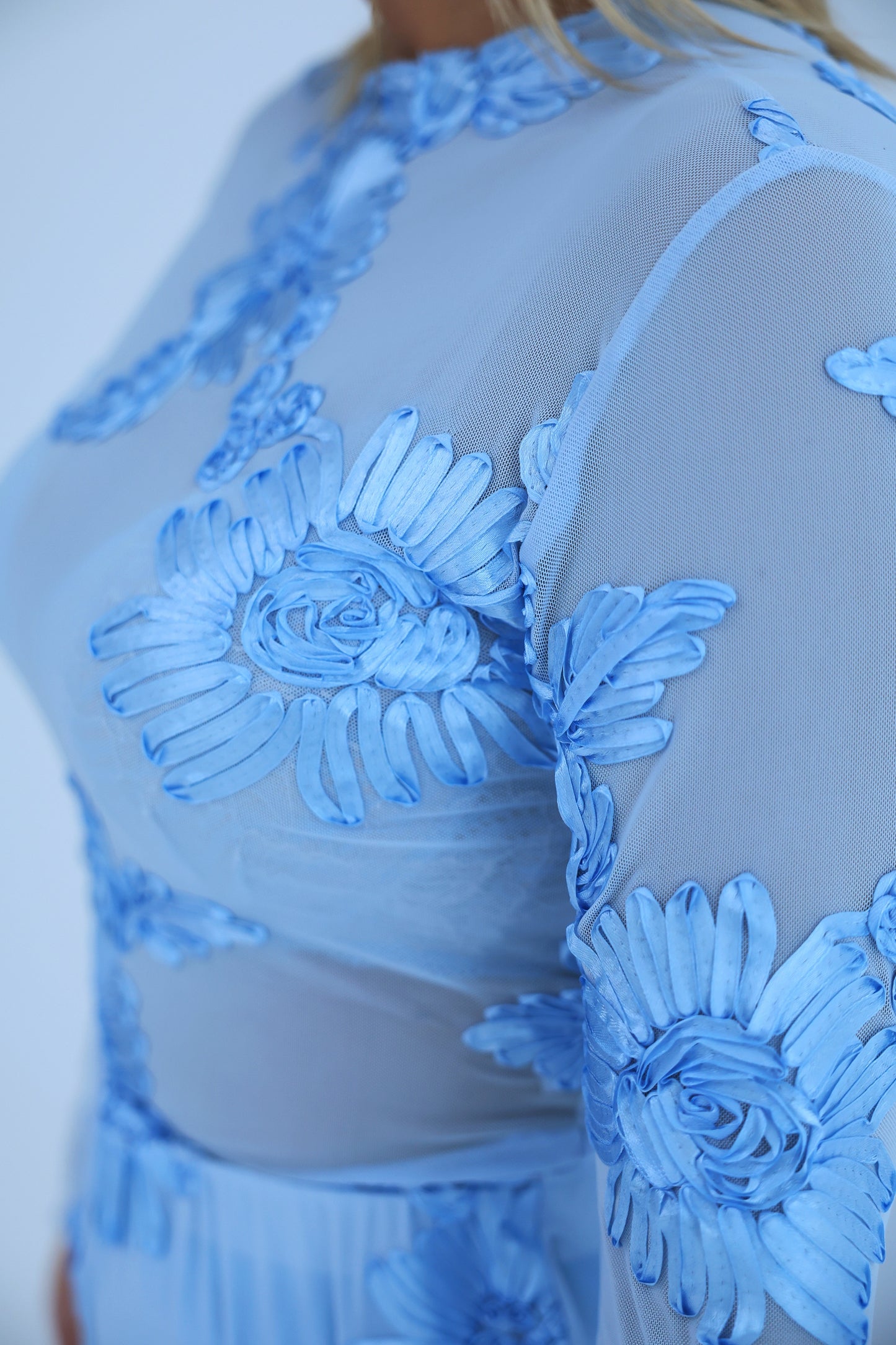 - Blue Flower Blouse