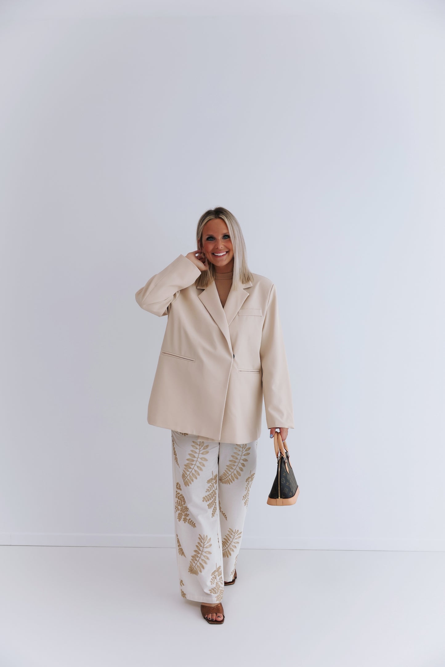 - Feather Trousers (Wide Leg)