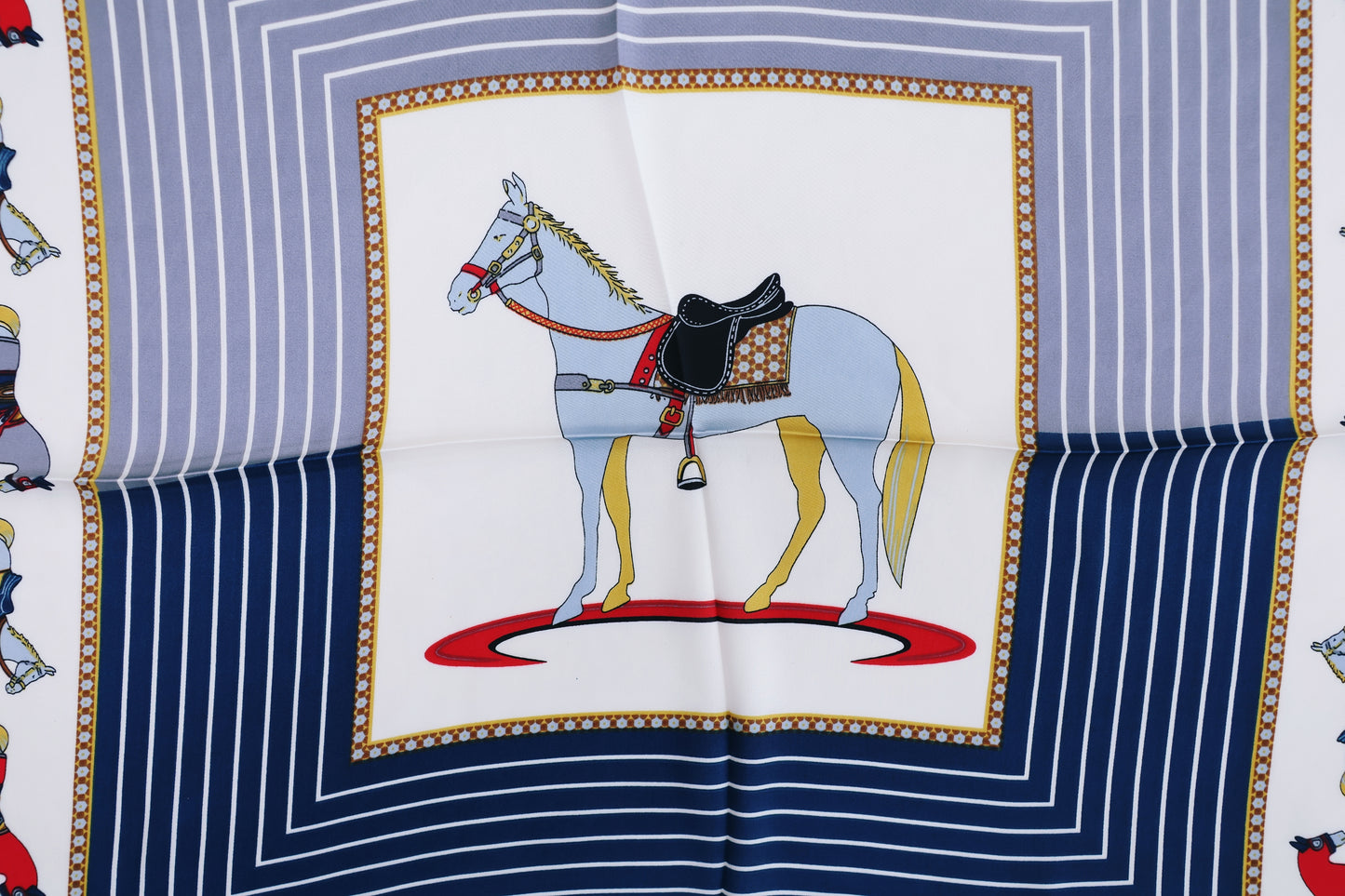 - Blue Horse Scarf