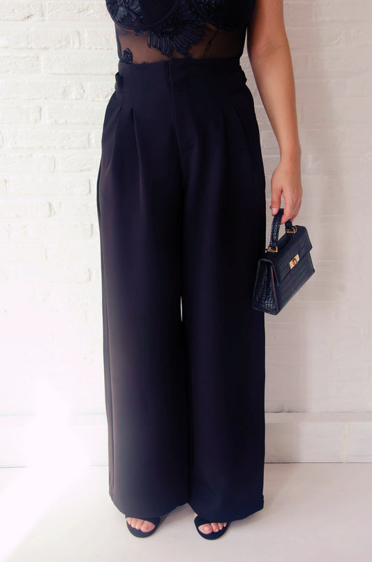 -  Noir Elegance Pants