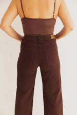 - Mokka Wide Leg Jeans