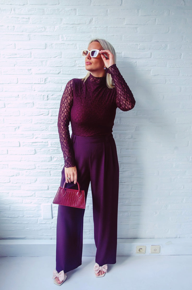 -Plum Elegance Pants
