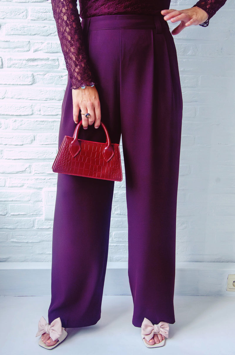 -Plum Elegance Pants