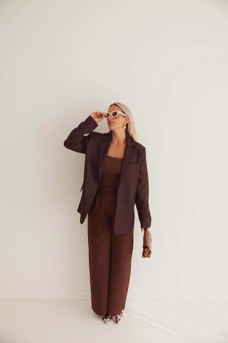 - Mocha Wide Pants