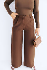 - Mocha Wide Pants