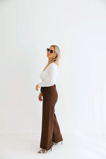 - Mocha Wide Pants
