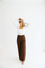 - Mocha Wide Pants