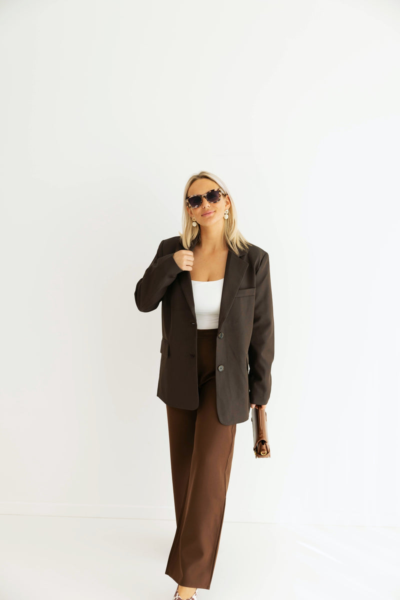 - Mocha Wide Pants