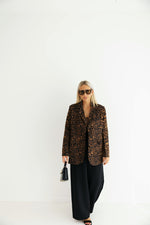 - Leopard Chic Blazer