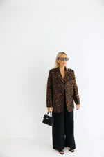 - Leopard Chic Blazer