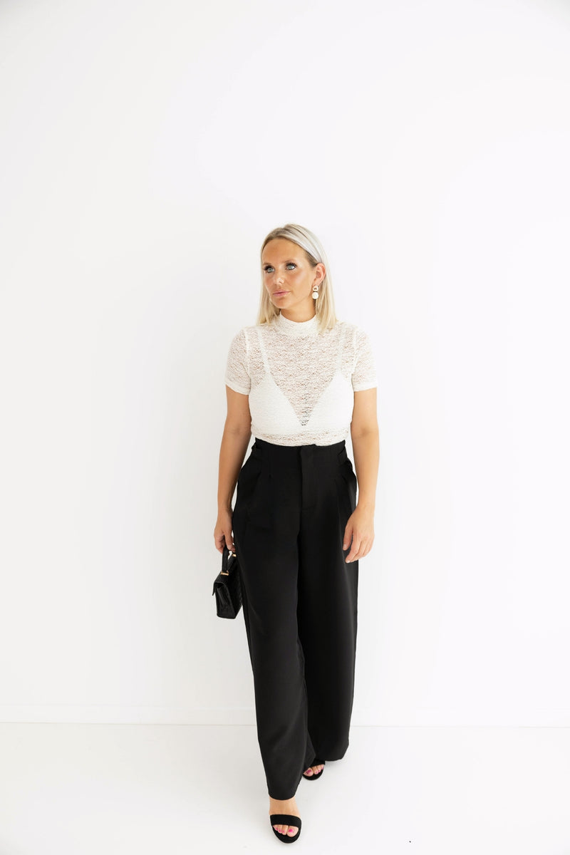 -  Noir Elegance Pants