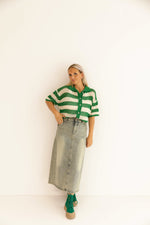 - Creta Crocheted Green Blouse