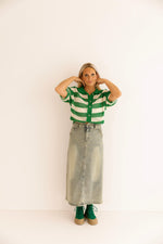 - Creta Crocheted Green Blouse