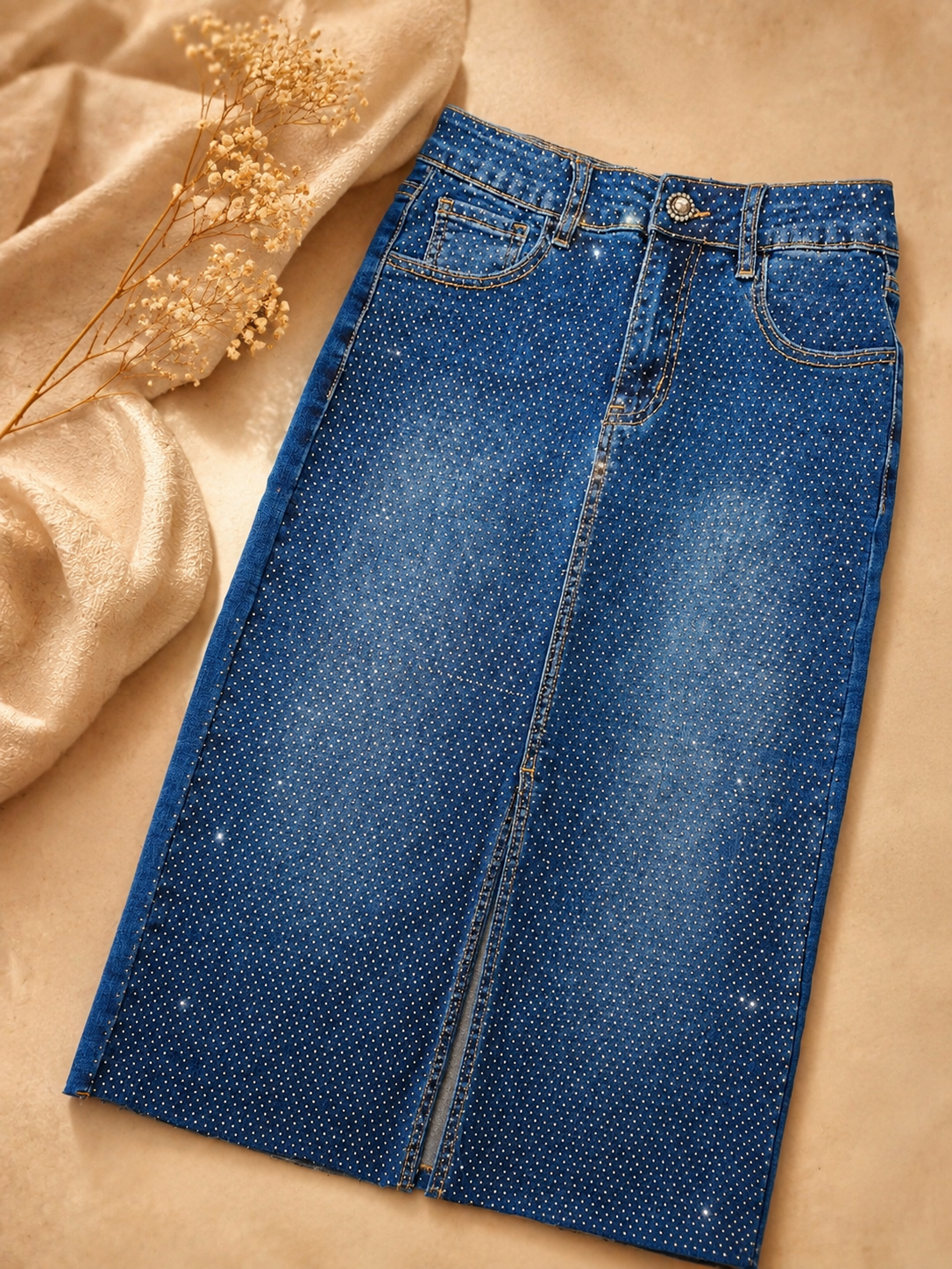 - Josje Pearl Jeans Skirt