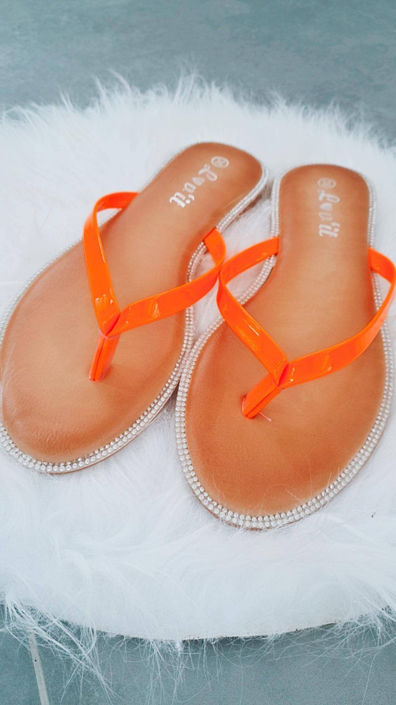 Orange Slippers